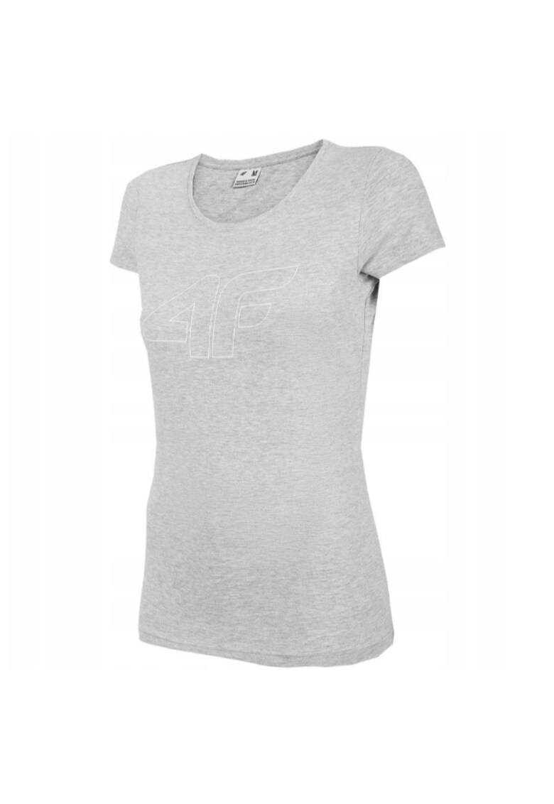 Tricou dama - Bumbac - Gri - 65478