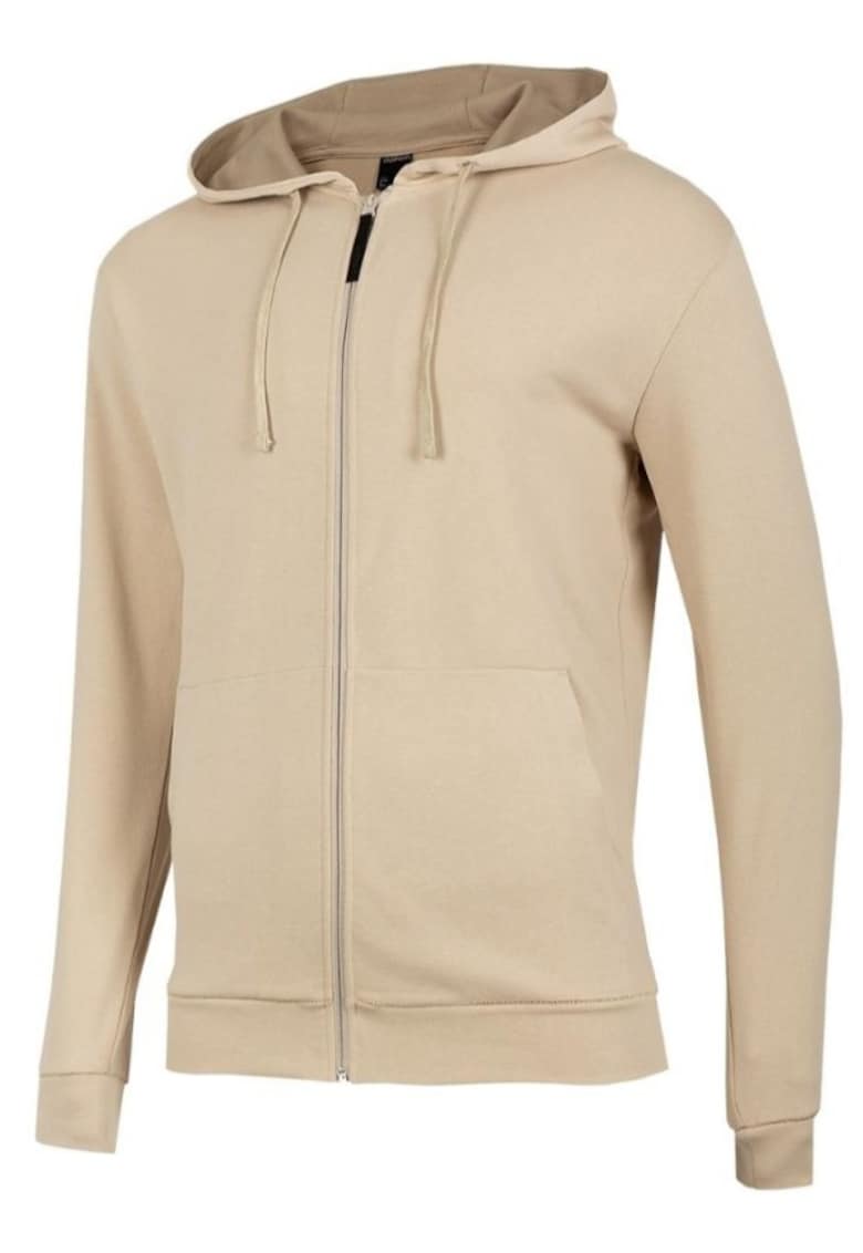 Hanorac sport barbati - Bumbac/Poliester - Bej