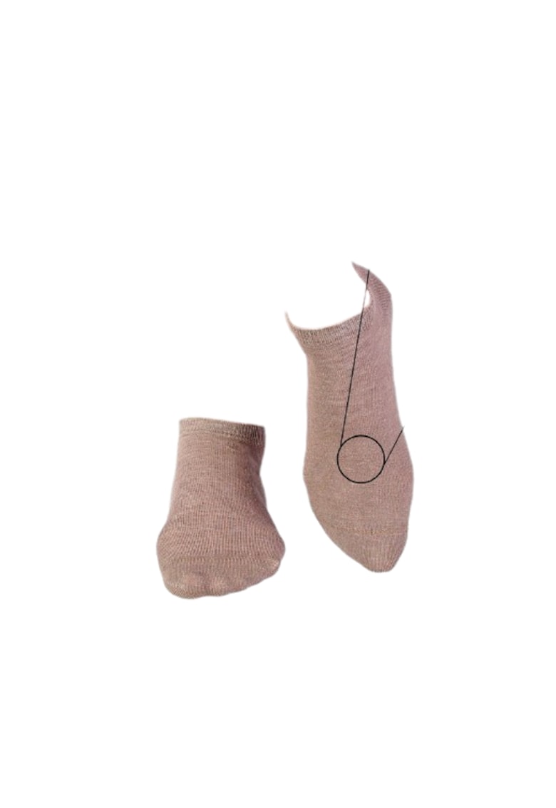 Sosete scurte din in si bumbac Linen Sneker Socks