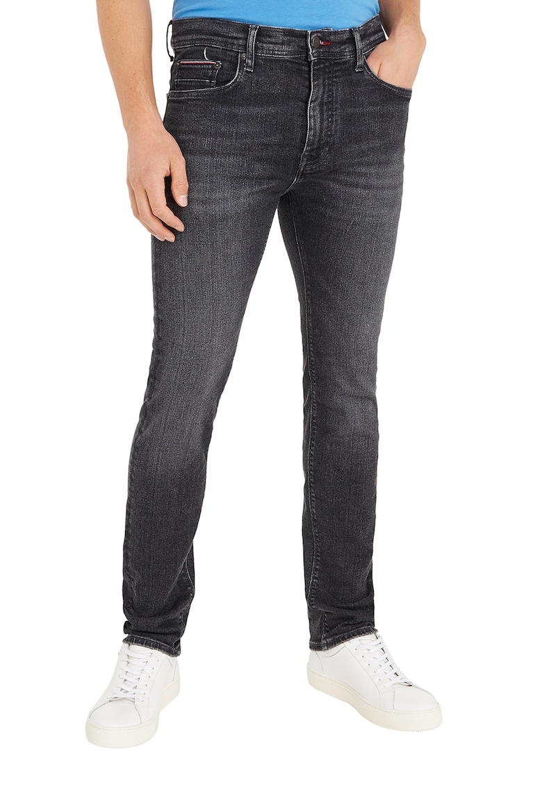 Blugi slim fit cu talie medie Bleecker