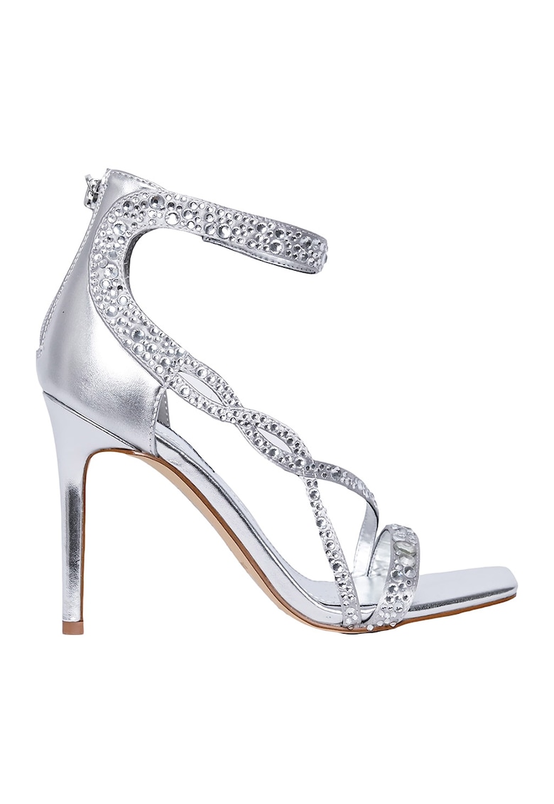 NINE WEST Сандали Talla с декоративни камъни цвят: сребрист
