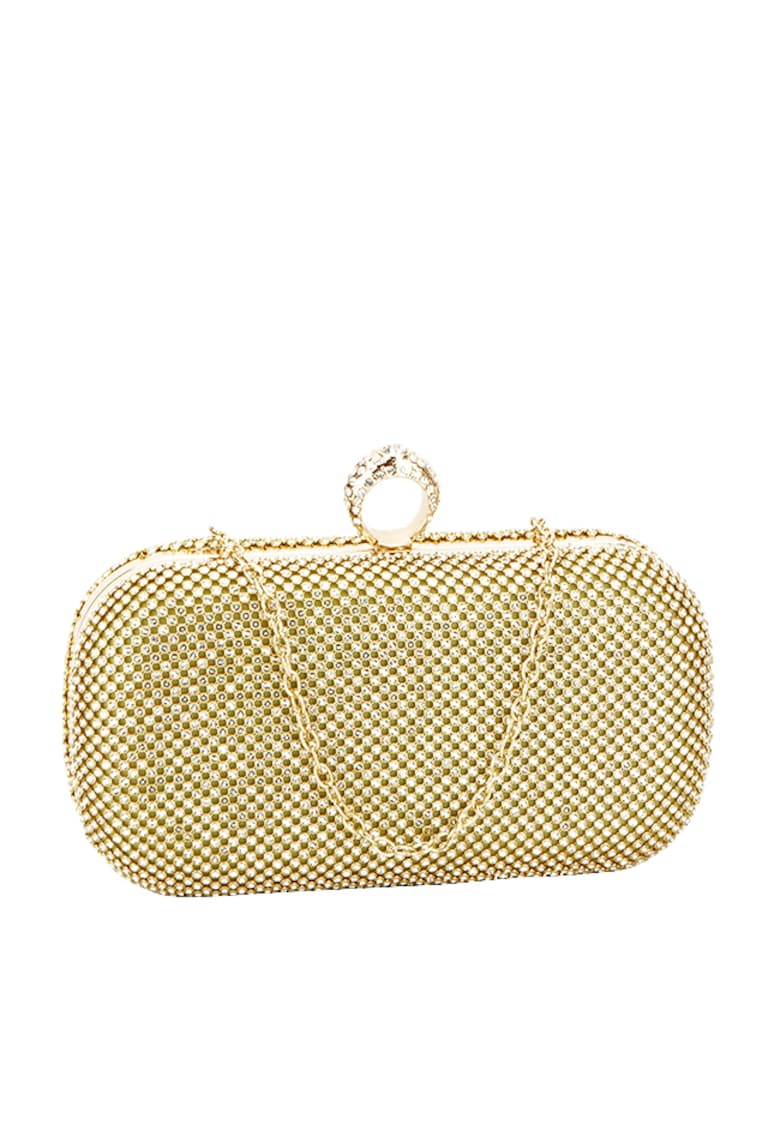 Geanta clutch cu pietricele BFL-1061 05 Argintiu 10833