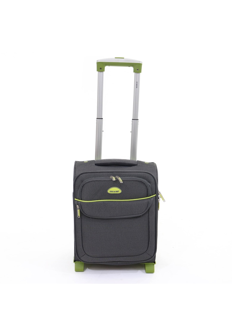 Troler Superlight - 40x30x21 cm - gri/verde