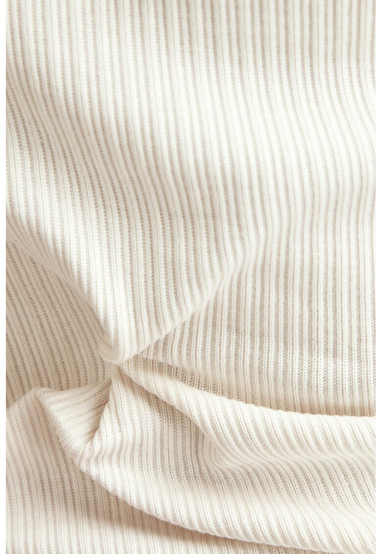 Bluza slim fit din bumbac organic