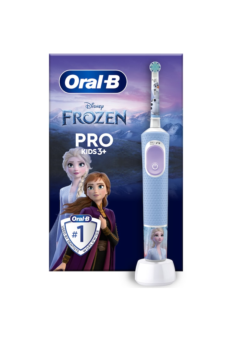 Periuta de dinti electrica Pro Kids pentru copii - Curatare 2D - 2 programe - 1 capat 4 autocolante