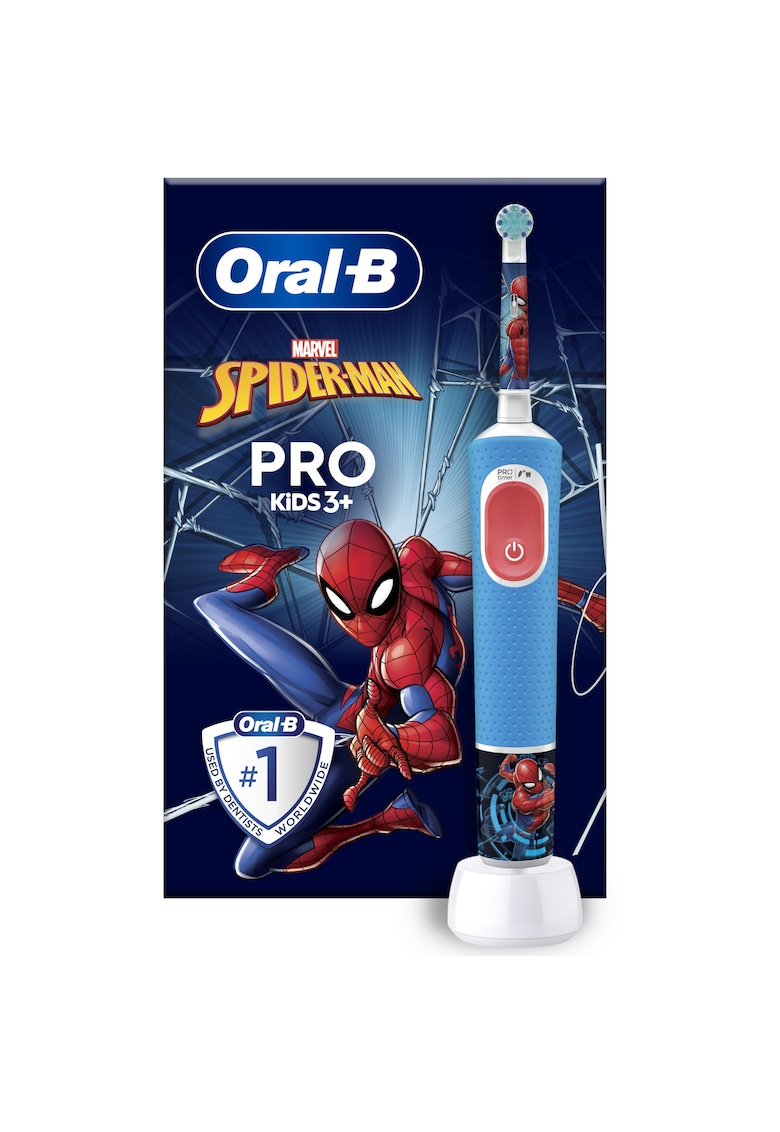 Periuta de dinti electrica Pro Kids pentru copii - Curatare 2D - 2 programe - 1 capat 4 autocolante