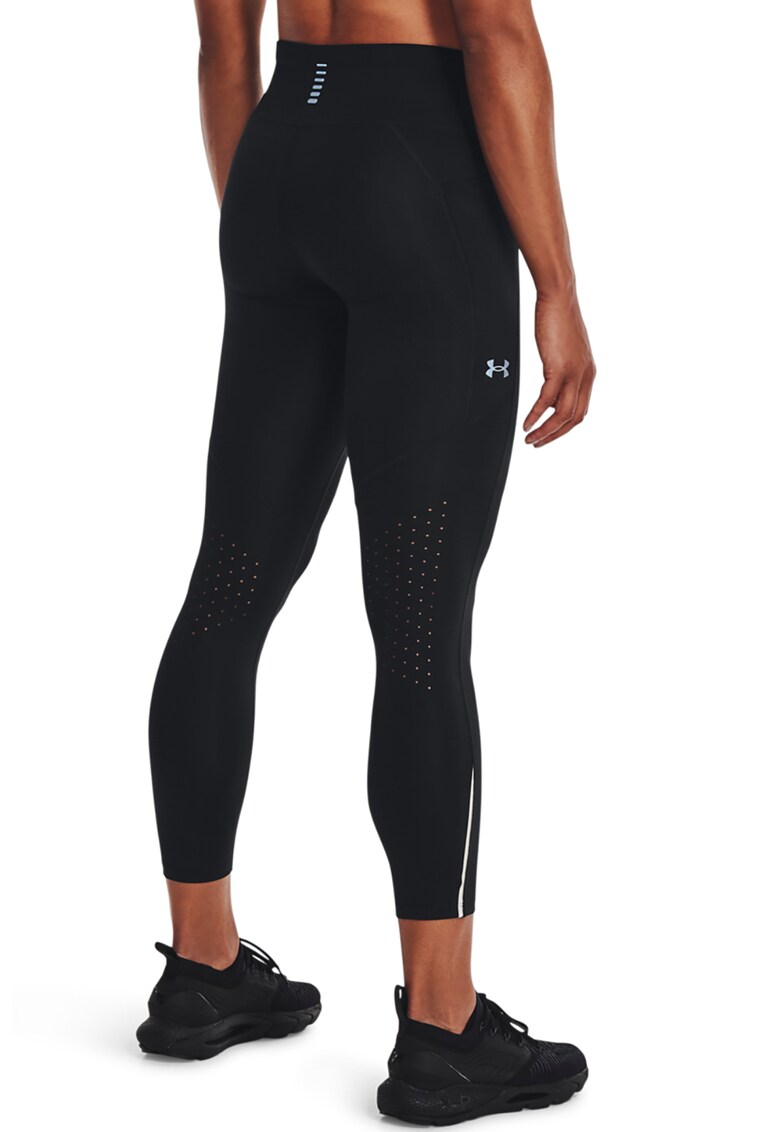Colanti crop cu detalii reflectorizante pentru alergare Fly Fast 3.0