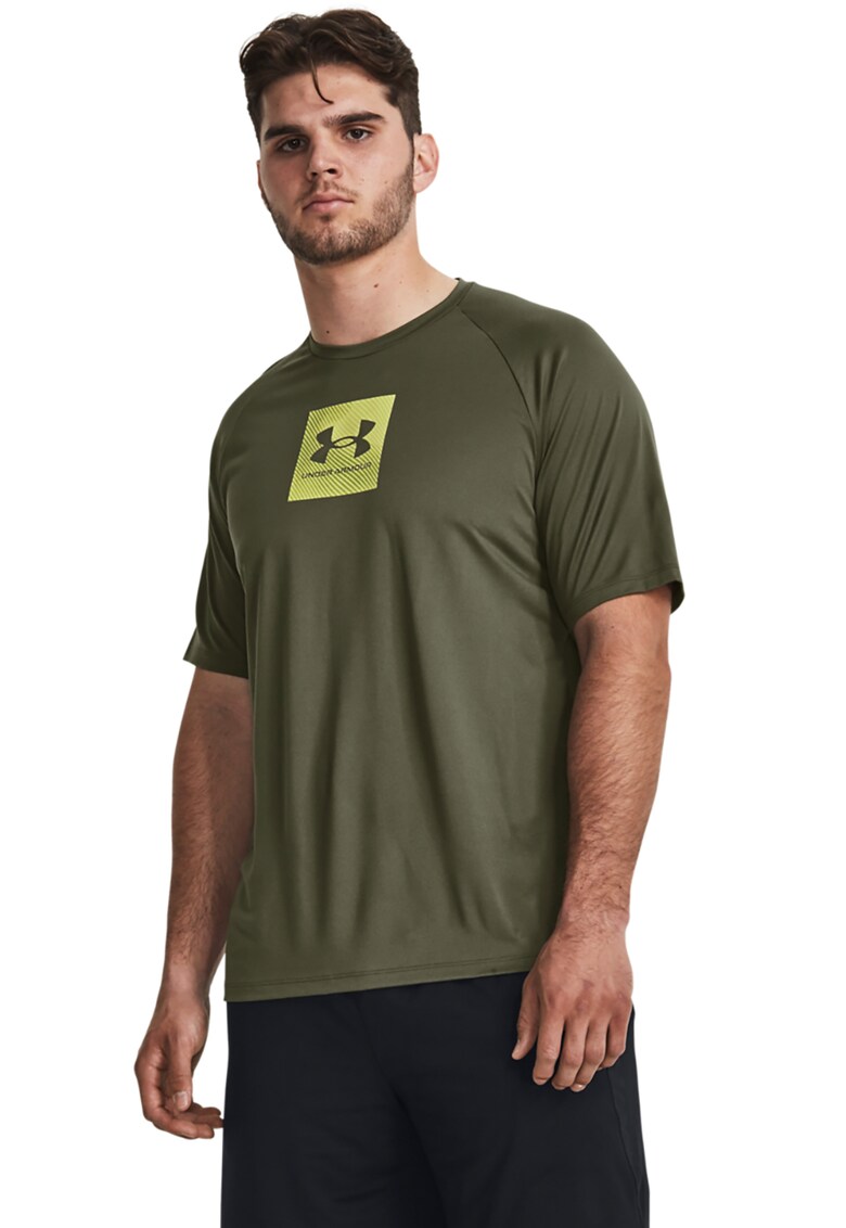Tricou cu imprimeu logo pentru fitness tech