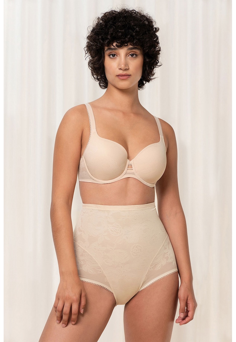 Chiloti modelatori cu talie inalta Wild Rose Sensation