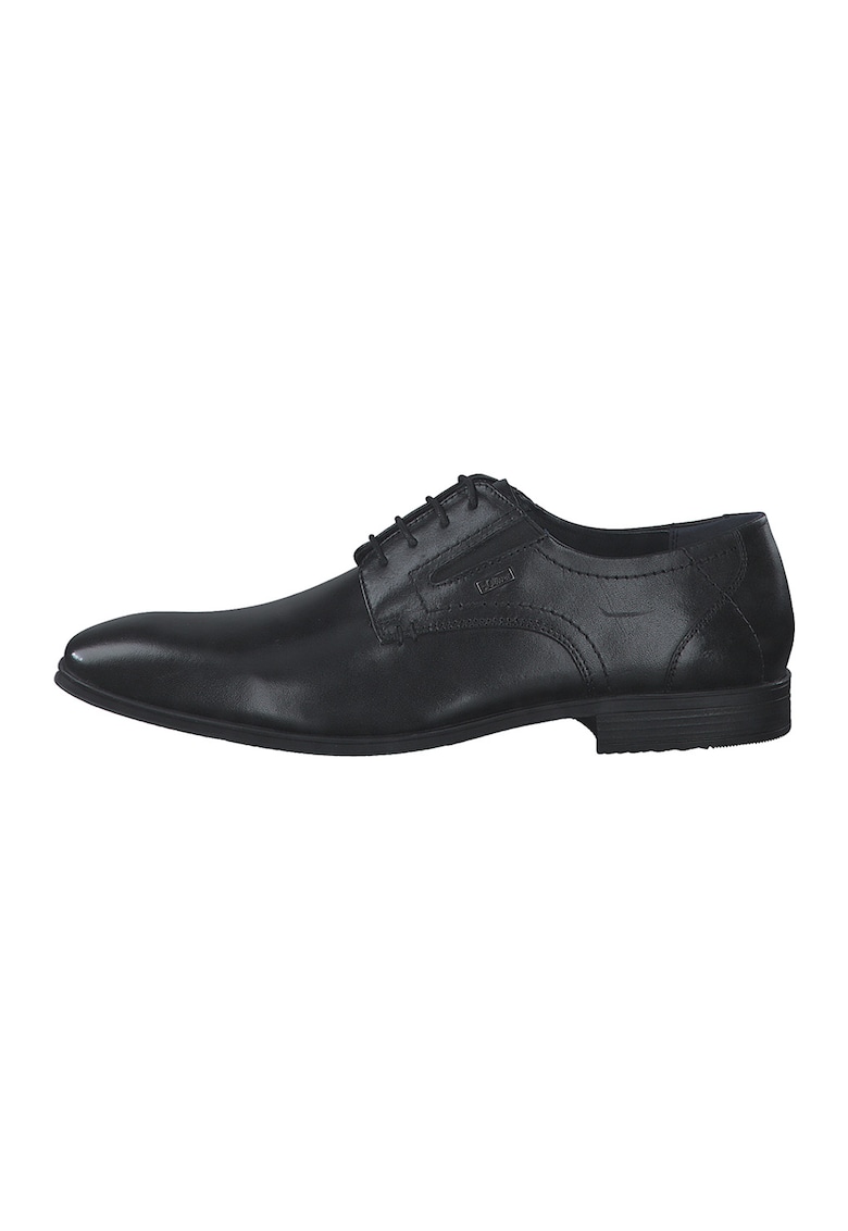 Pantofi Derby din piele cu model uni