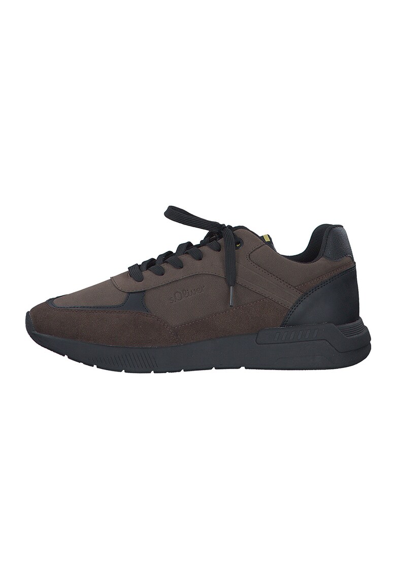 Pantofi sport din piele ecologica si piele intoarsa sintetica