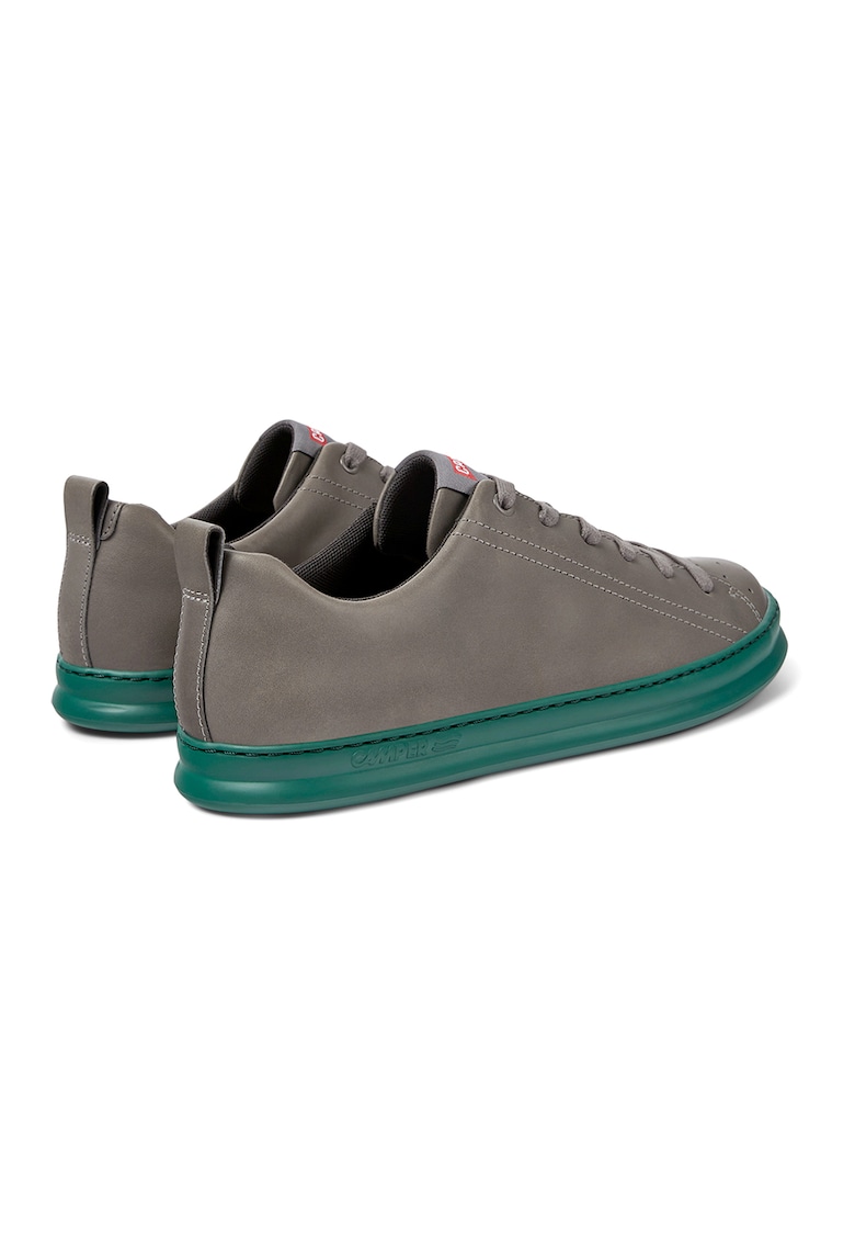 Pantofi sport din piele cu varf rotund