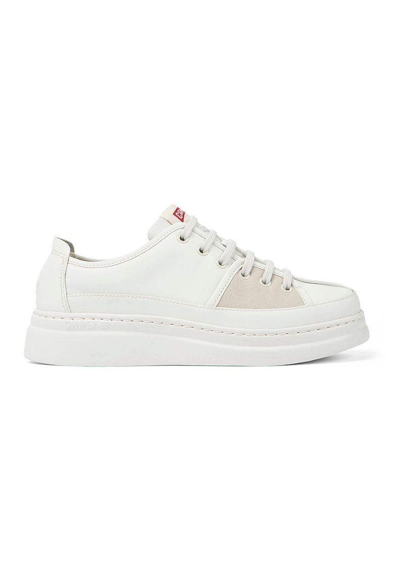 Pantofi sport din piele cu talpa wedge Runner Up Twins