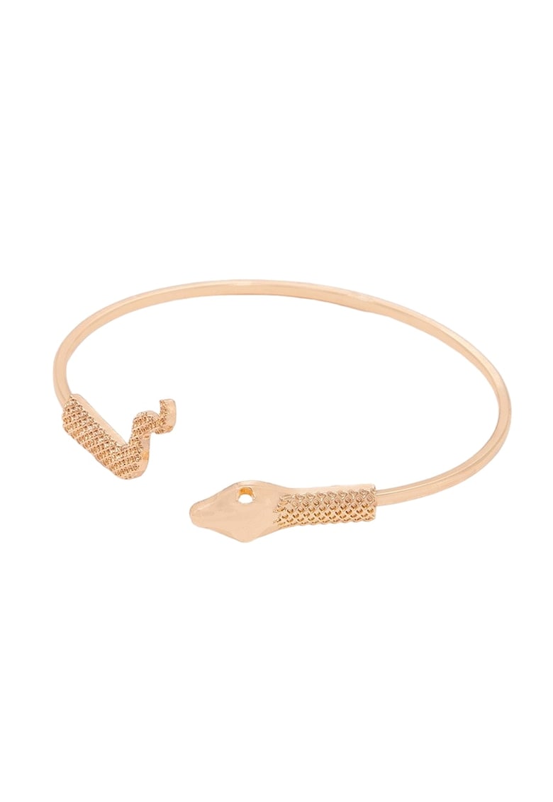 Bratara aurie - reglabila - forma de sarpe - Claire C18 -