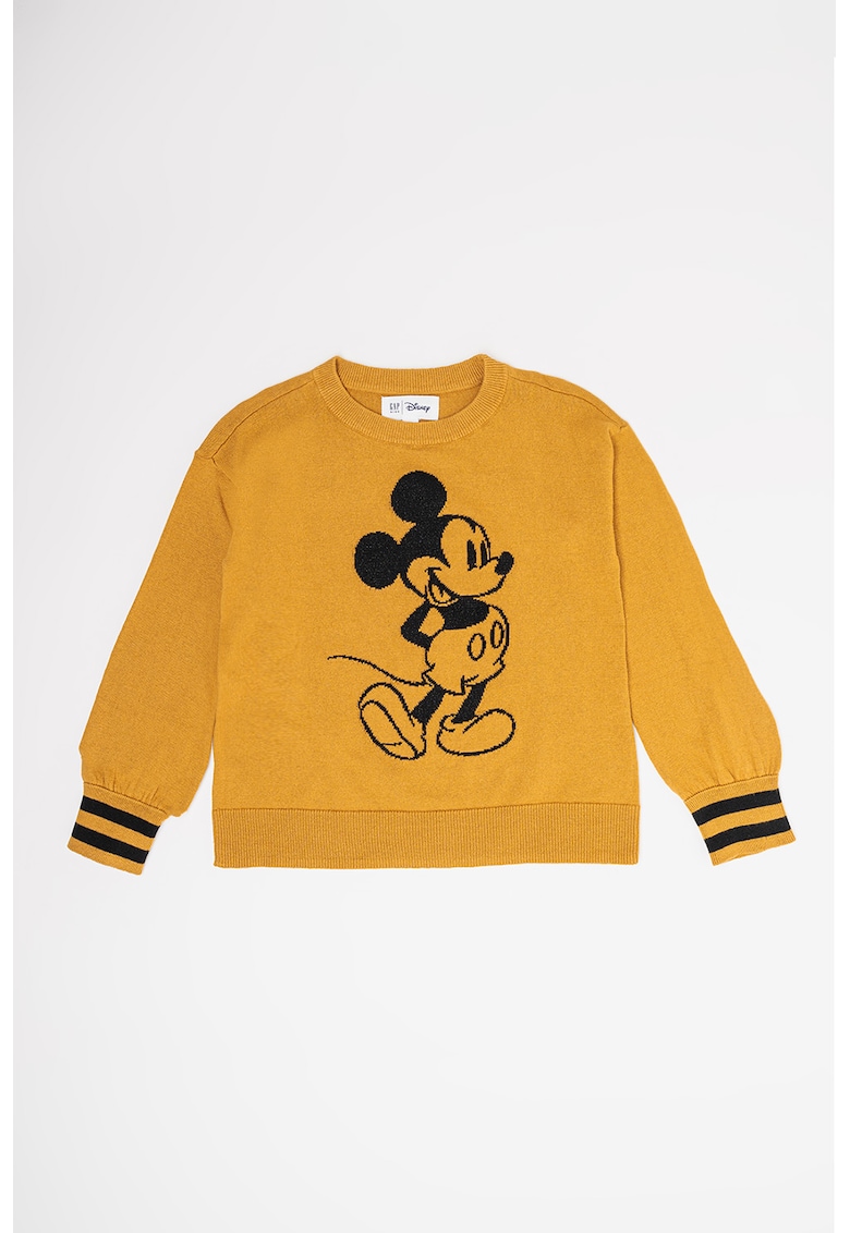 Pulover cu imprimeu Mickey Mouse