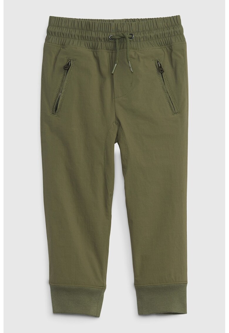 Pantaloni jogger cu buzunare cu fermoar