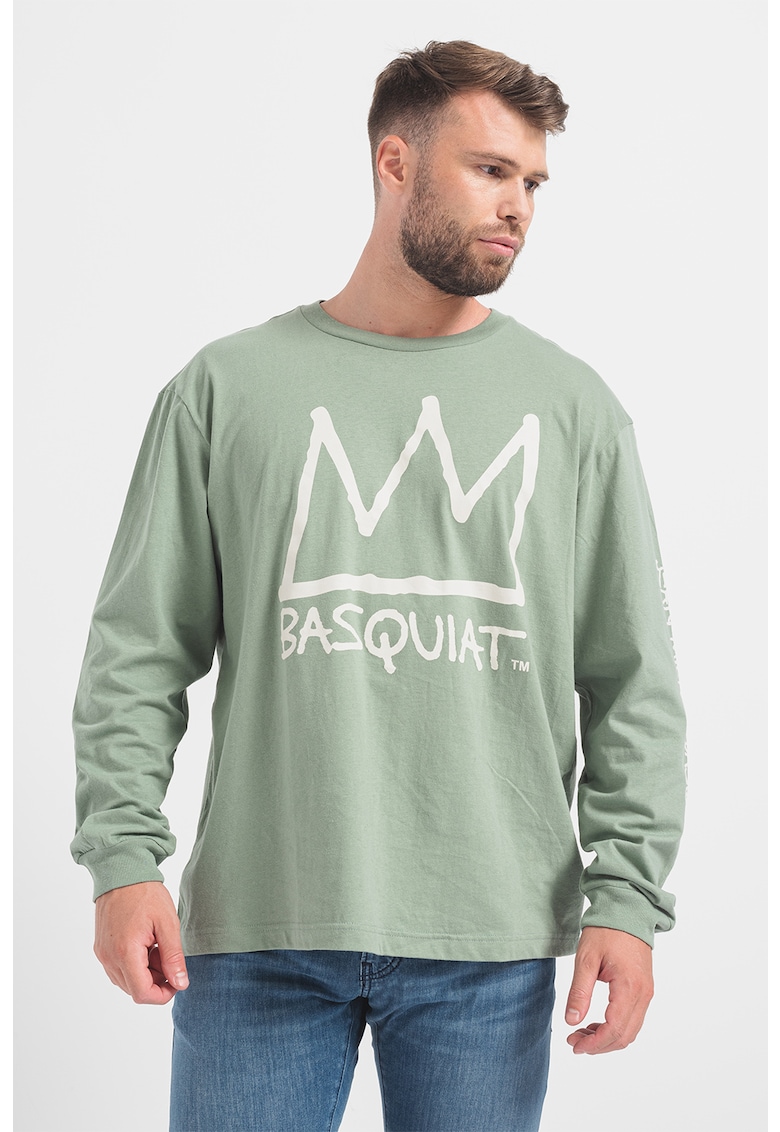 Bluza cu imprimeu Basquiat