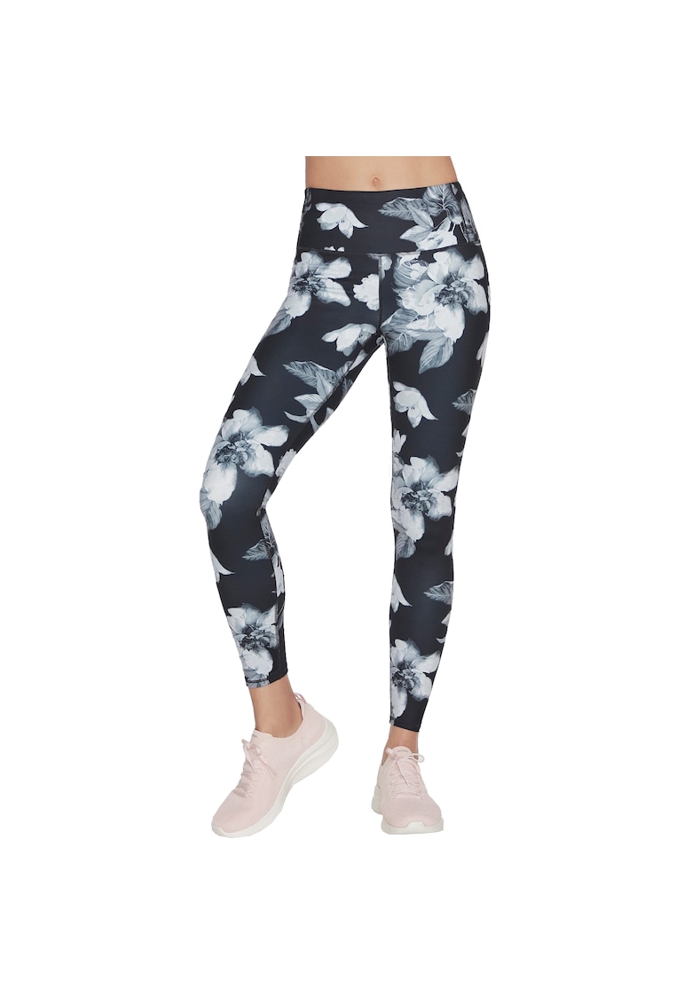 Colanti -  Go Sculpt Magnolia Dreams HW Legging WLG214-BKMT - Negru