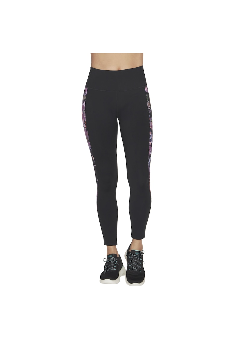 Skechers Colanti - Ultraviolet High Waisted Full Length Legging WLG249-BKPR - Negru - Negru