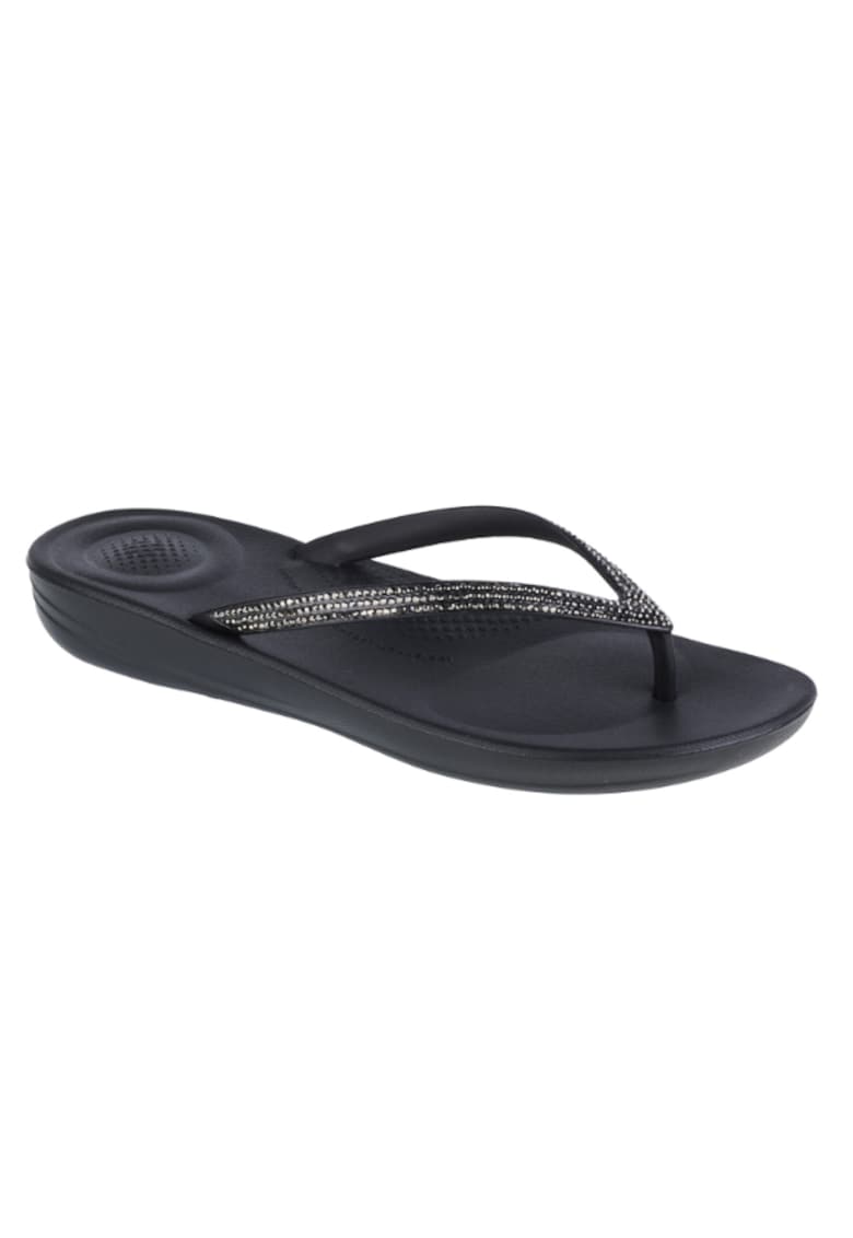 Papuci flip-flop -  Iqushion R08-001 - Negru