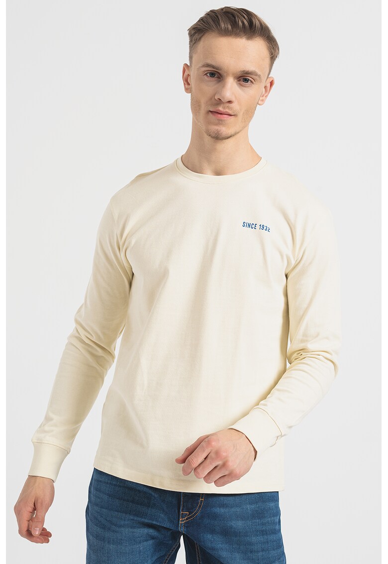 Bluza din bumbac cu imprimeu logo adrian