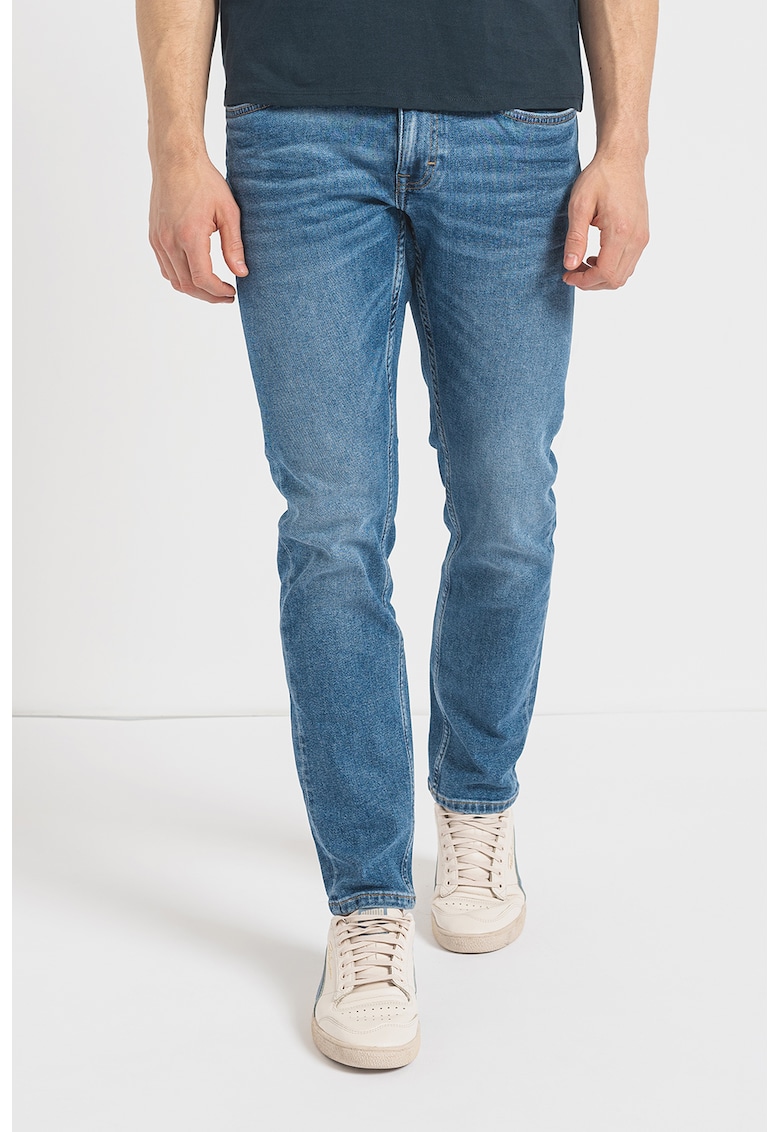 Blugi slim fit cu model cu 5 buzunare Oregon