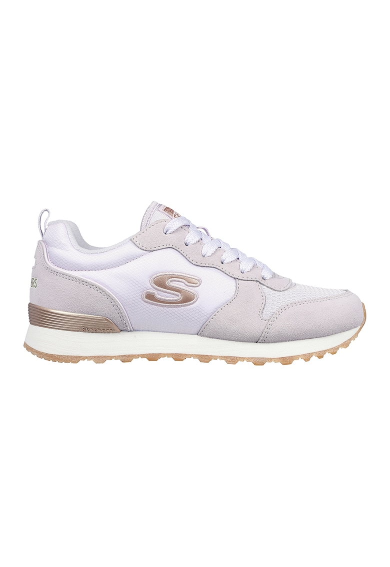 Pantofi sport cu insertii din piele intoarsa