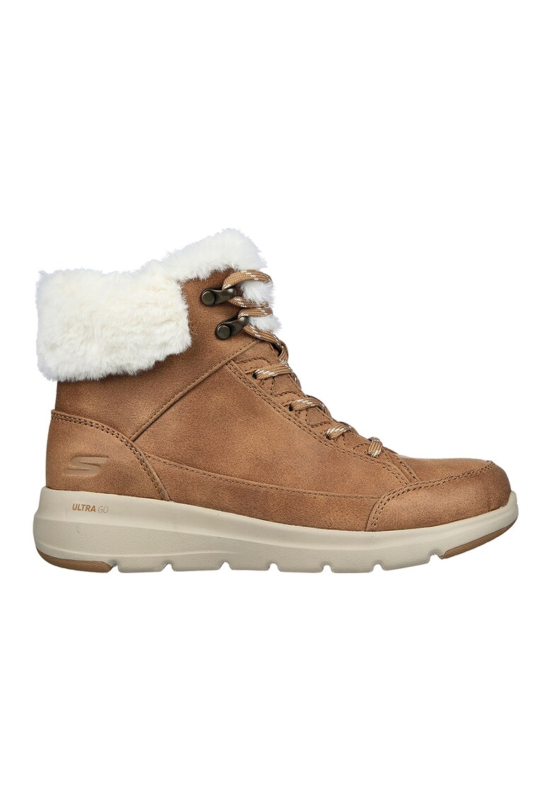 Skechers Боти Glacial Ultra цвят: карамел