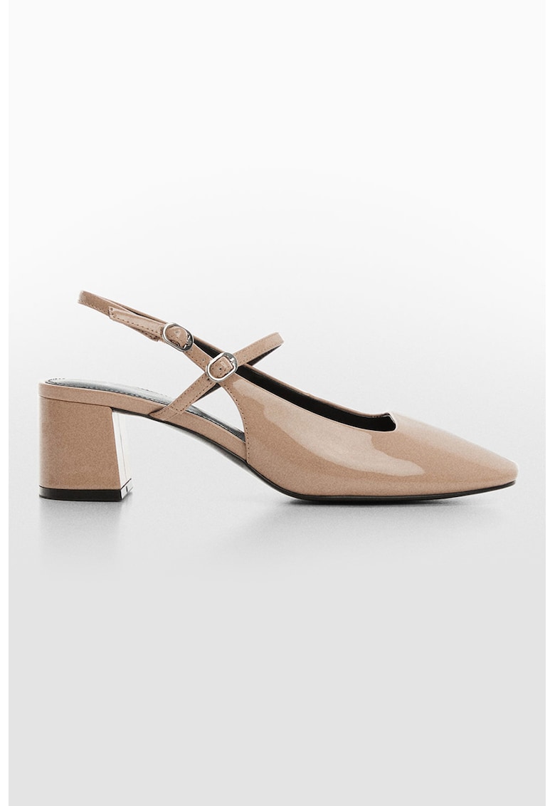 Pantofi slip-on cu toc inalt Adelie