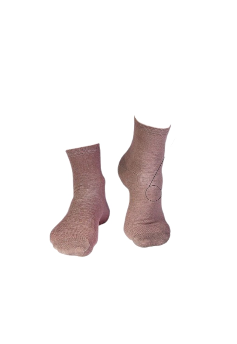 Sosete din in si bumbac LINEN SNEAKER SOCKS Gri