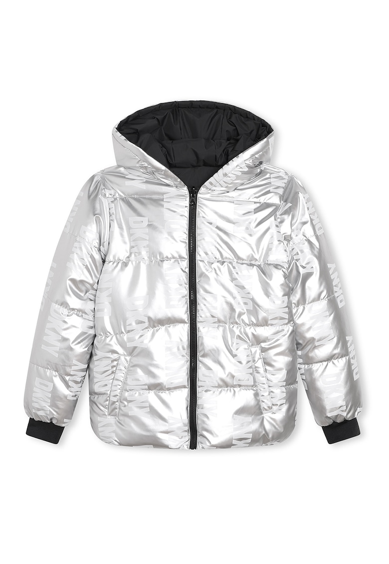 Geaca reversibila cu gluga