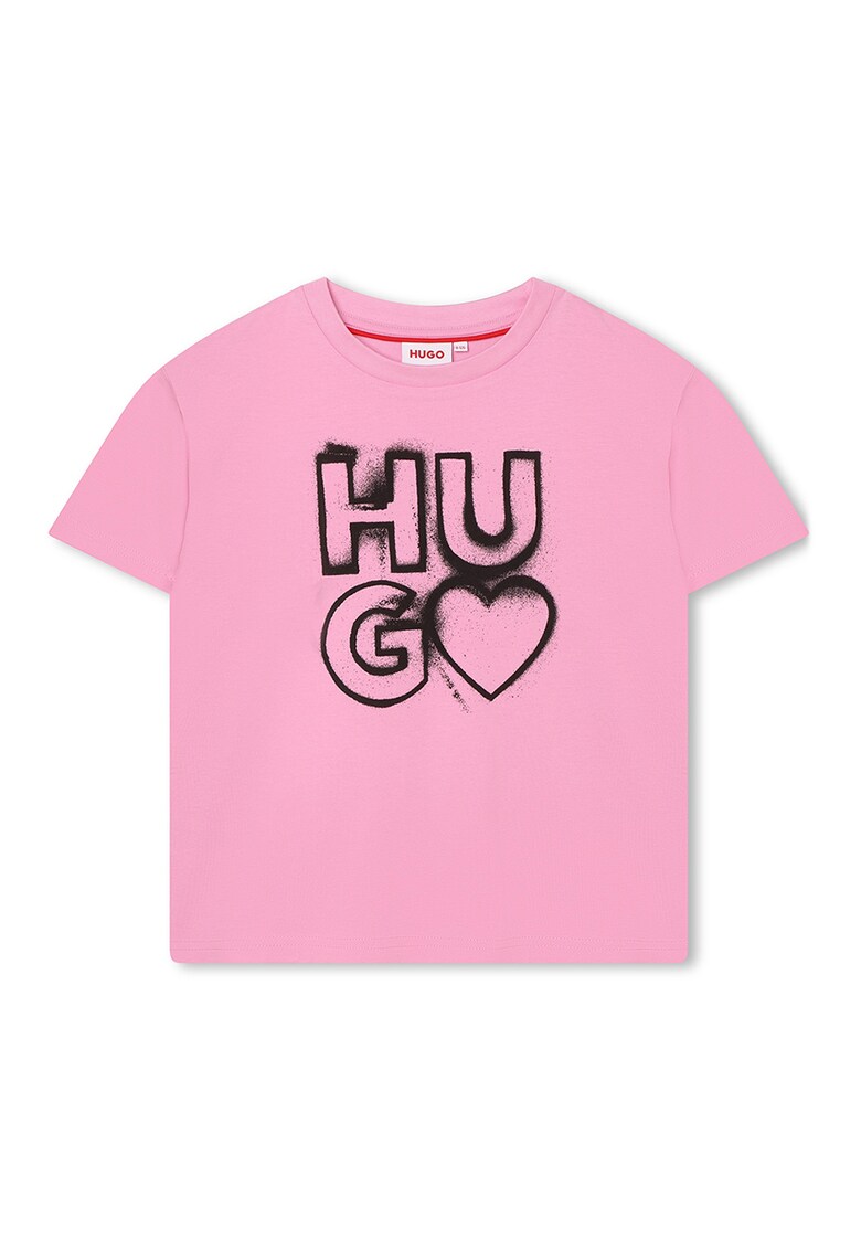 Tricou de bumbac cu imprimeu logo