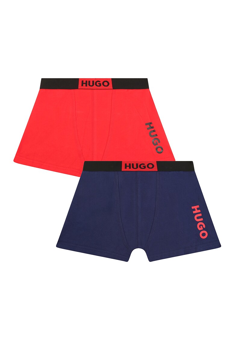 Hugo Set de boxeri cu imprimeu logo - 2 perechi