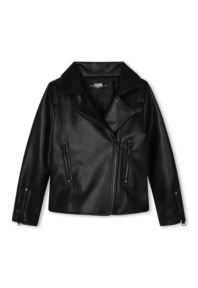 Jacheta biker de piele ecologica