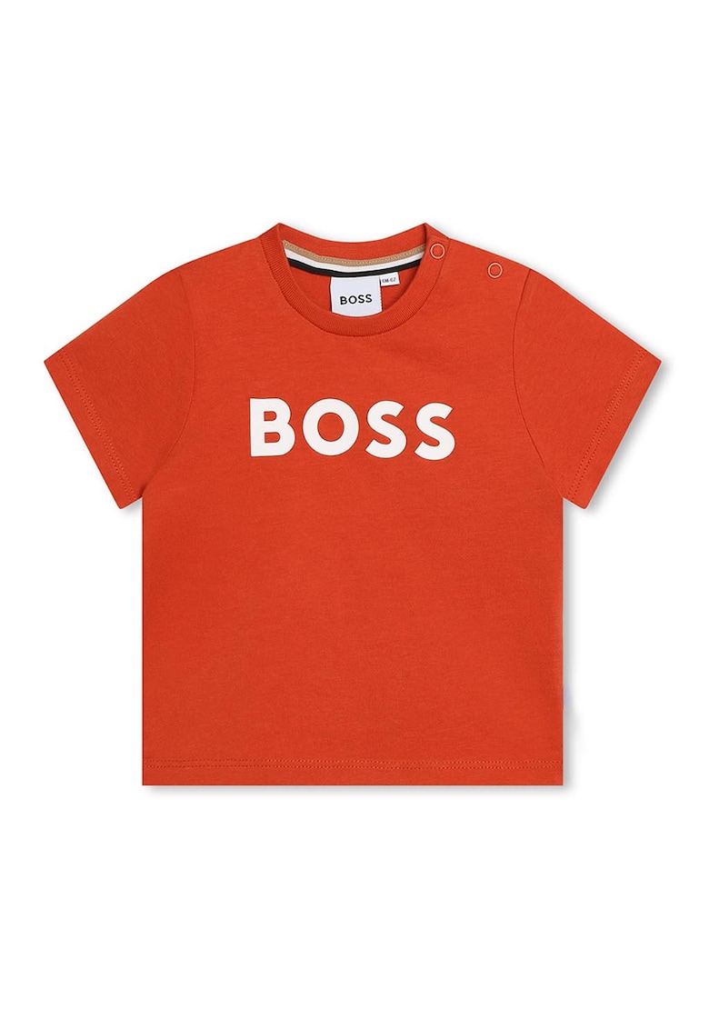 BOSS - Tricou de bumbac cu imprimeu logo