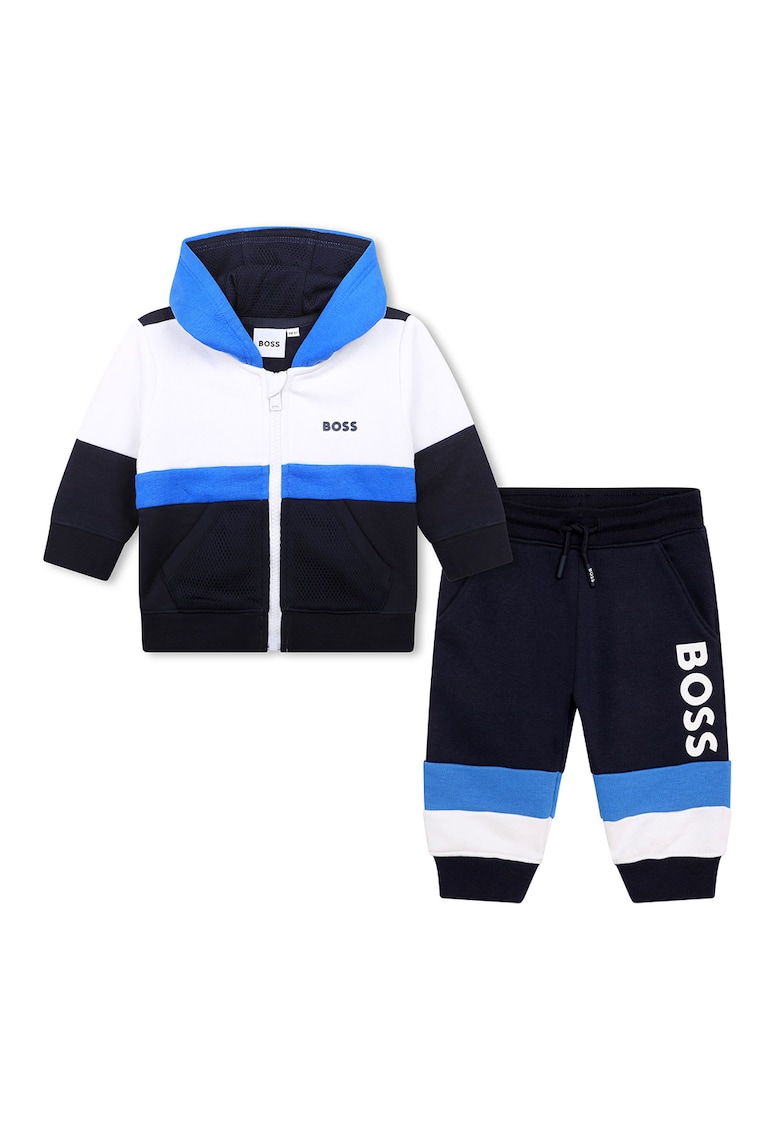 Boss Kidswear Set de hanorac si pantaloni sport cu logo