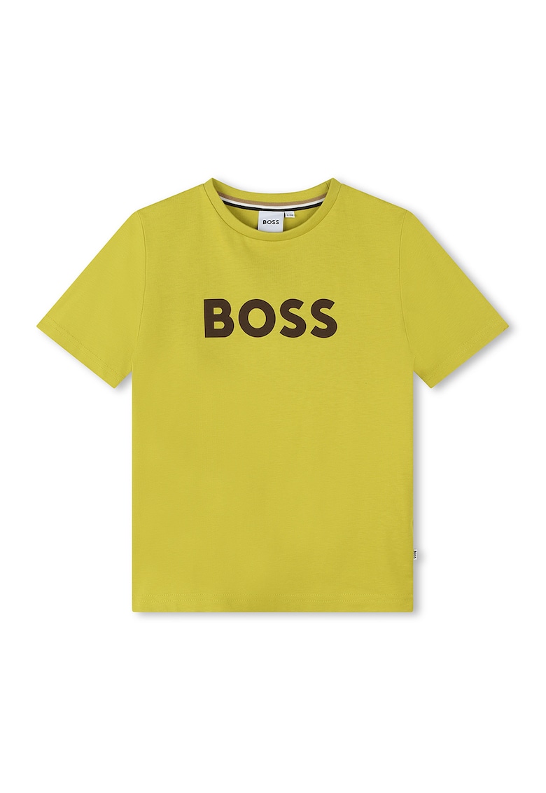 Tricou cu imprimeu logo BOSS Kidswear