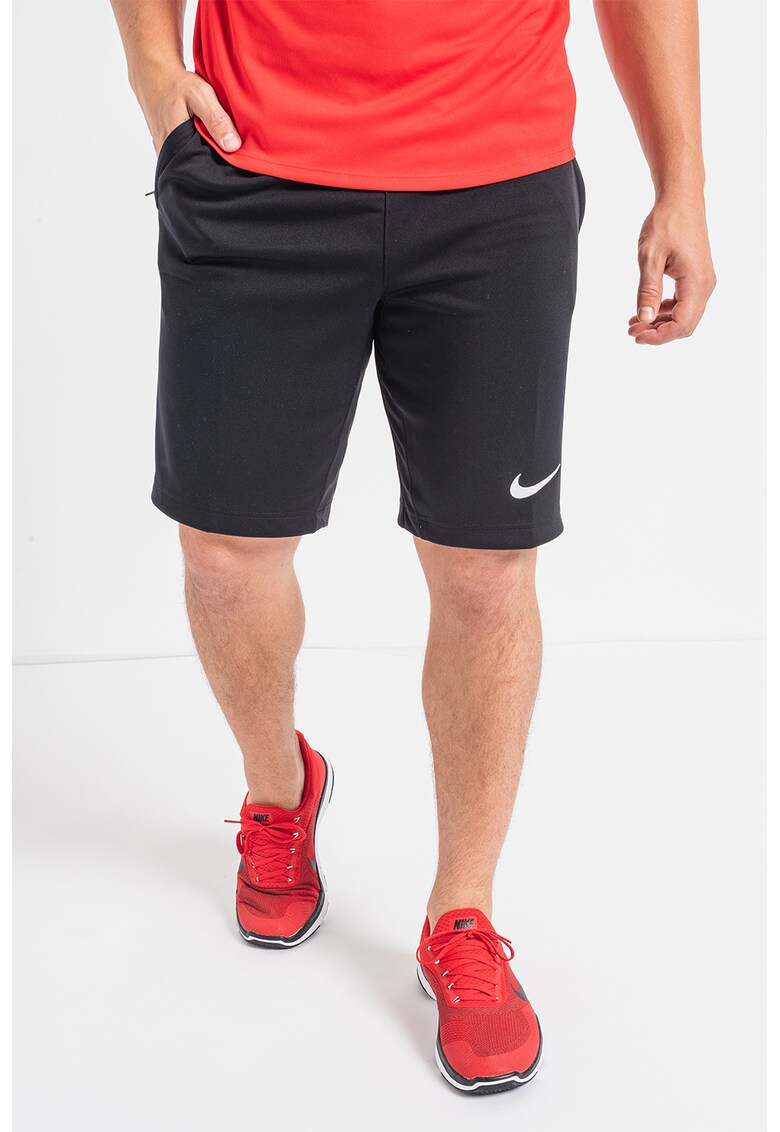 Pantaloni scurti cu imprimeu logo pentru fitness