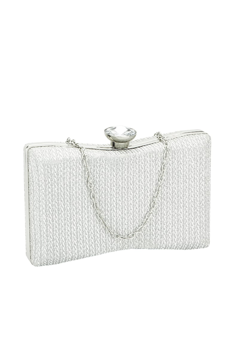 Geanta clutch argintie BJH-22718 05 13316