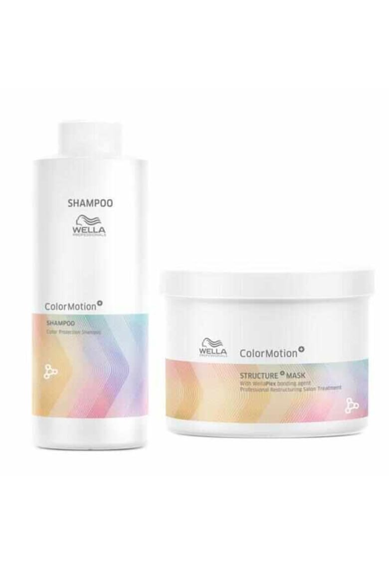 Set pentru par vopsit  ColorMotion - Sampon 1000 ml - Masca 500 ml