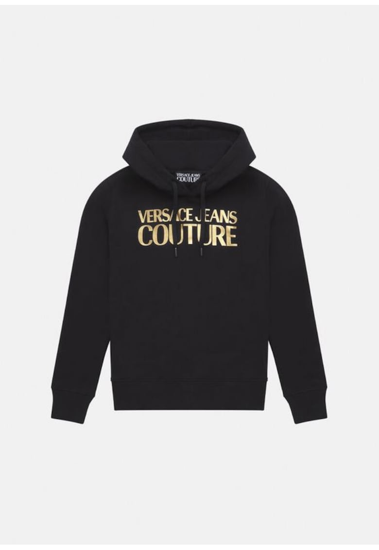 Versace Jeans Hanorac din bumbac cu logo -