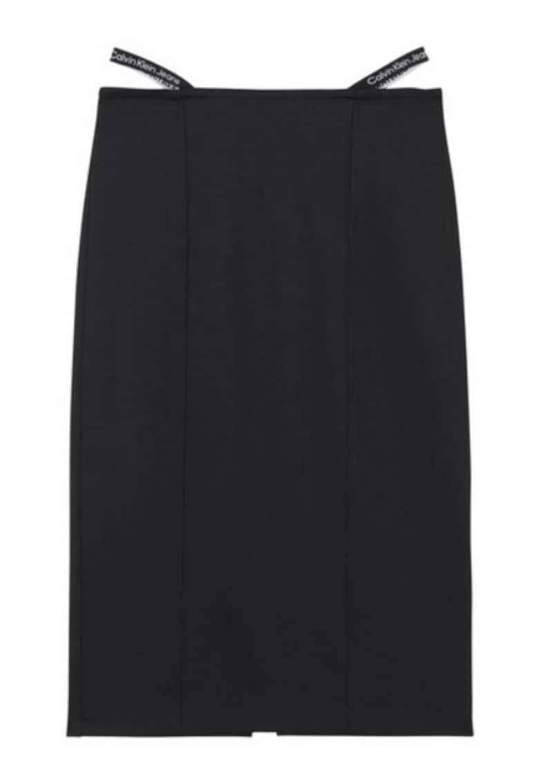 Calvin Klein Jeans Fusta - negru1`2 - Negru