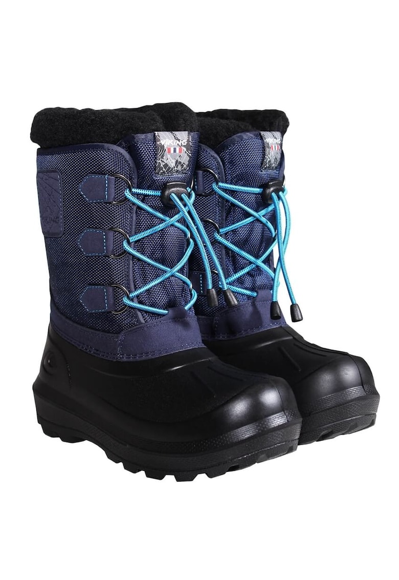 Cizme pentru copii - Marimea 23 EU - Texil/Plastic - Albastru/Negru