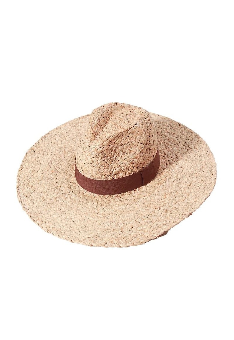 Palarie dama - din paie - de vara - cu bor lat - Donja