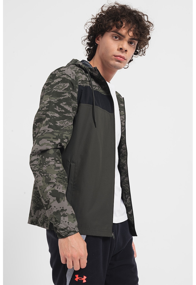 Jacheta windbreaker pentru antrenament Camo