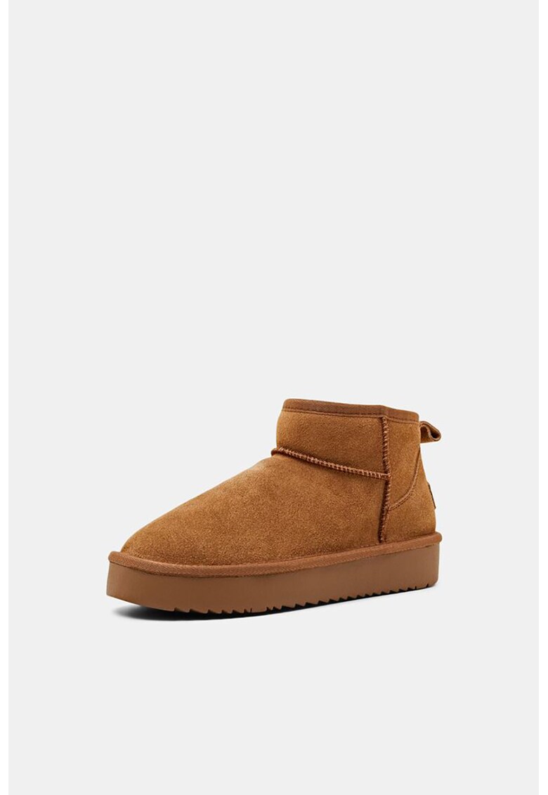 Ghete slip-on de piele intoarsa