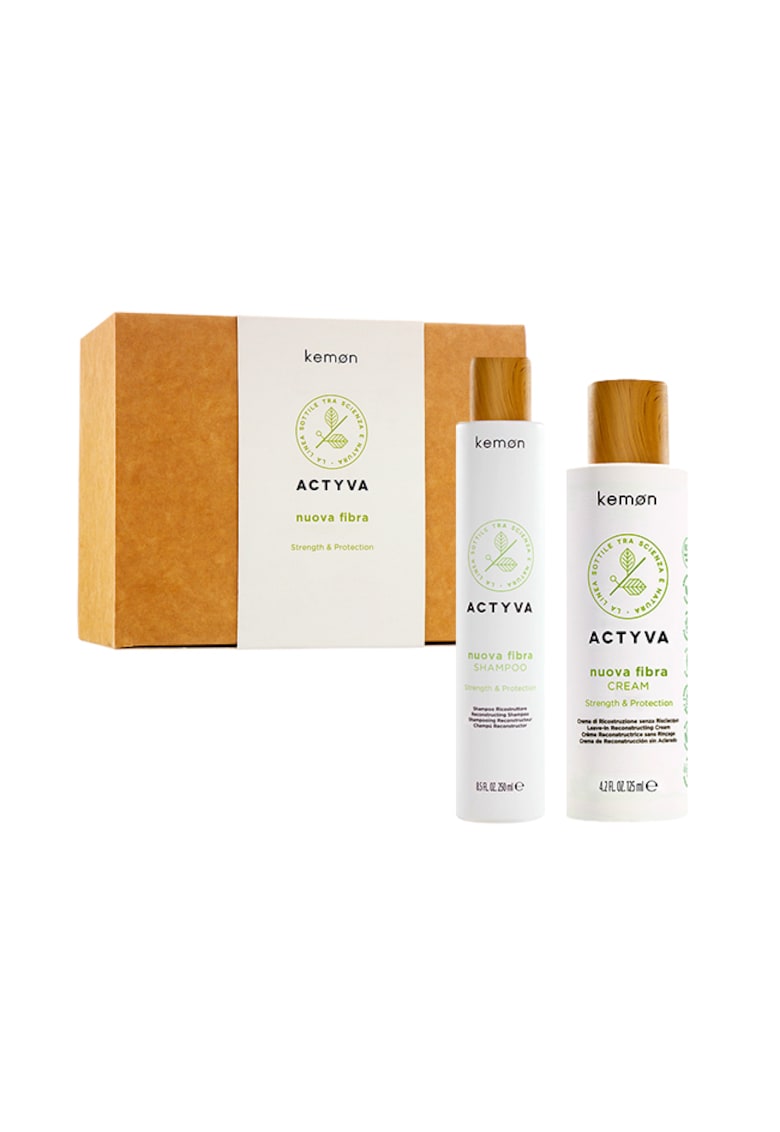 Set de restructurare Actyva Nuova Fibra: Sampon 250 ml - Crema 125 ml Set de restructurare Actyva Nuova Fibra: Sampon 250 ml - Crema 125 ml