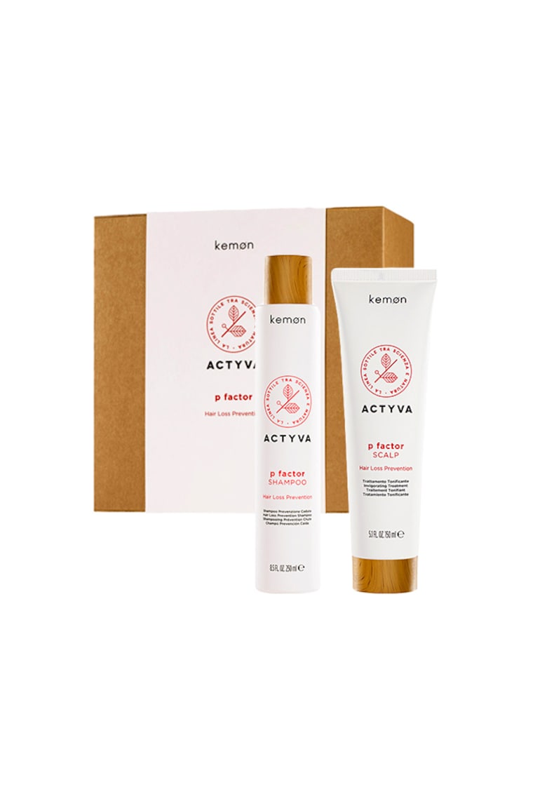 Set anti-caderea parului  Actyva P Factor: Sampon 250 ml - Tratament 150 ml