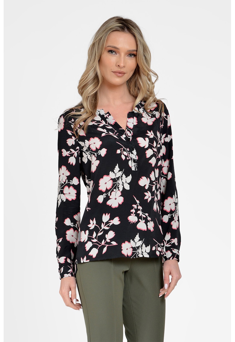 Bluza cu model floral Balkanis