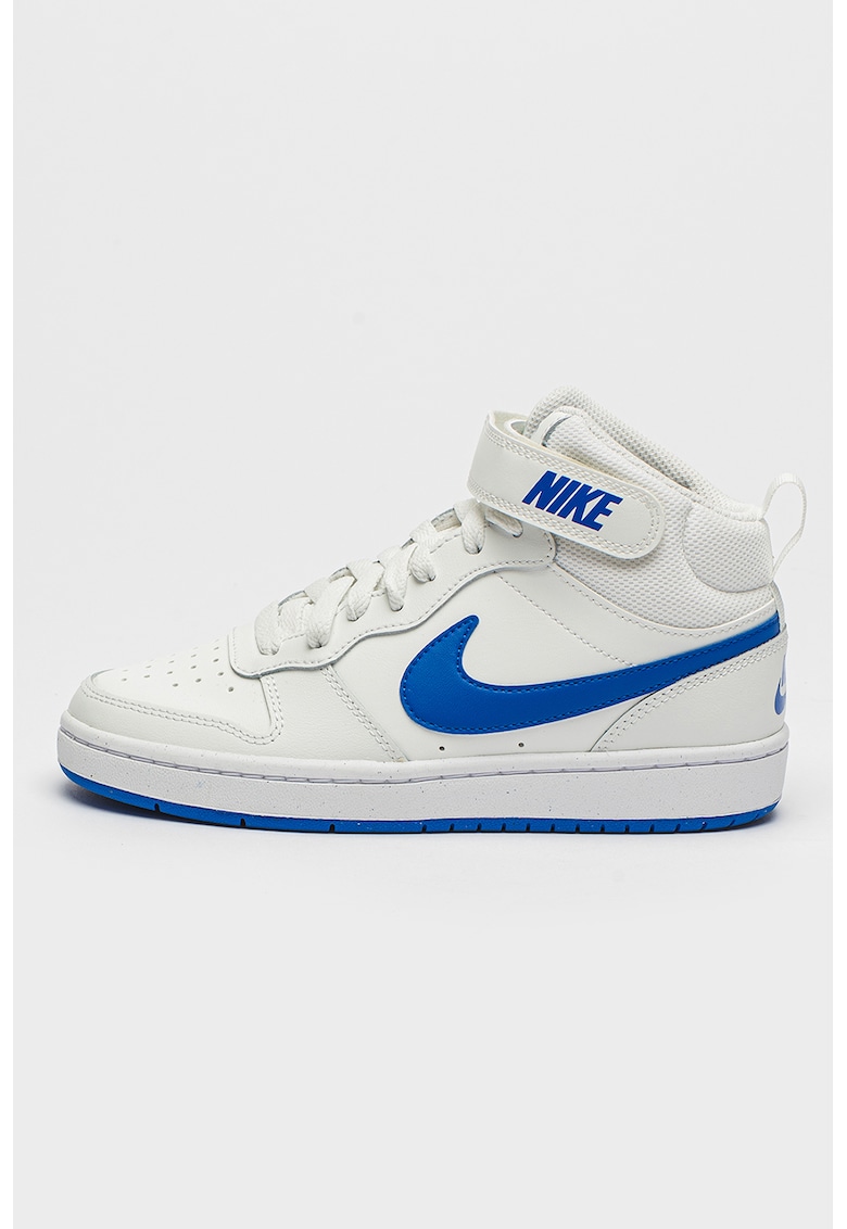 Pantofi sport mid-high cu insertii de piele Court Borough